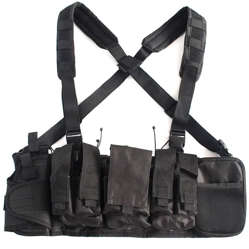 Шестерни Mf стиль Uw Iv нагрудная установка 600D Molle жилет с несколькими карманами для Edc инструменты фонарик Фонарь Bbs патчи