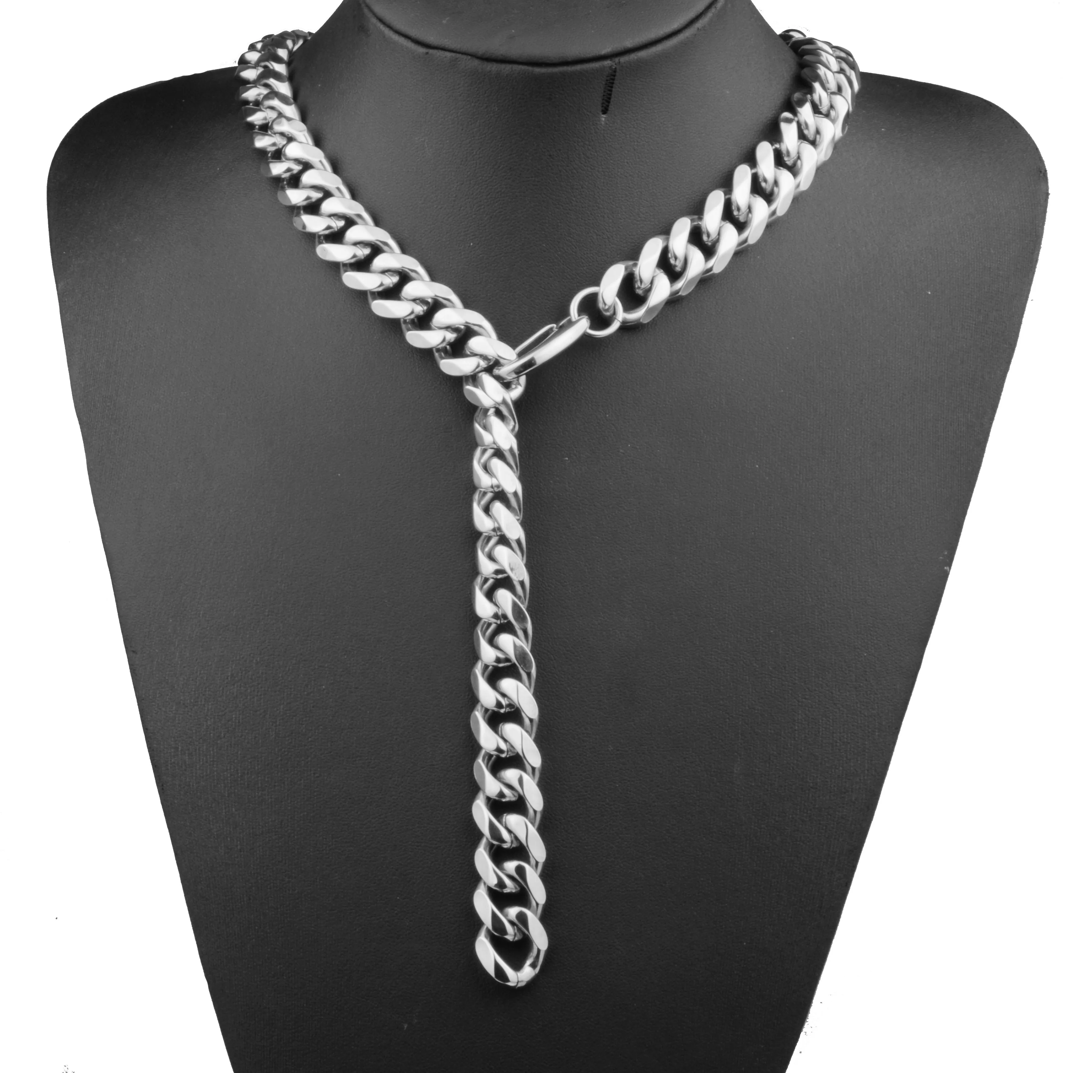 Luxury Mens Necklace Stainless Steel 