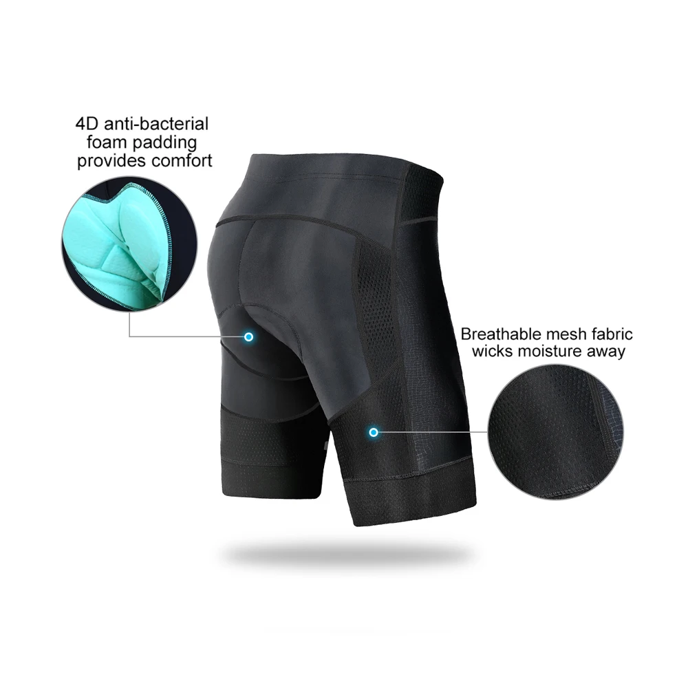 New Man's Cycling Shorts Bicycle Black MTB Mountain Bike Road Downhill Bike Sport Ciclismo 4D Gel Pad Designs Tour Man Shorts