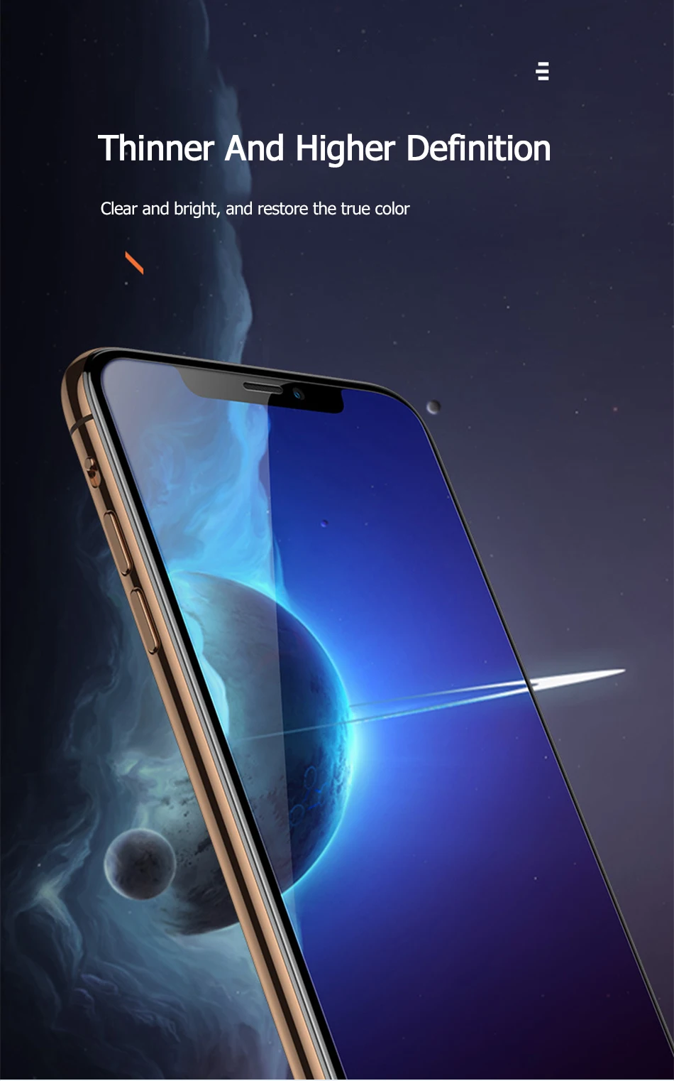 Benks KR полное покрытие закругленные края Защитное стекло для iPhone 11 Pro Max 0,15 мм ультра-тонкий HD анти-синий-Ray экран закаленная пленка