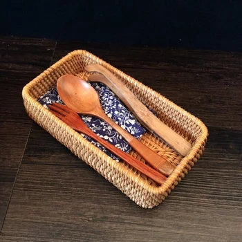 

Autumn Woven Candy Storage Tray Vegetable and Fruit Snacks Dried Fruit Storage 3 Piece Set Kitchen Storage Organization Baskets