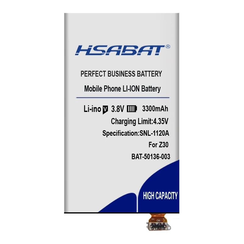 Аккумулятор HSABAT 3300mAh для BlackBerry Z30 BAT-50136-003