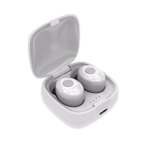 white VITOG XG12, беспроводные Bluetooth наушники 5,0, наушники для huawei, Xiaomi, Oppo, HIFI, спортивные наушники, игровая гарнитура с зарядным устройством - Цвет: white