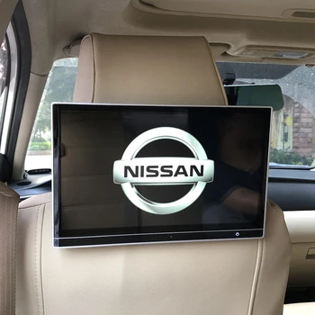 

2020 NEW 12.5 Inch Car Rear Seat Entertainment LCD Android 9.0 System Headrest DVD Monitors input Radio AV Monitor For Nissan