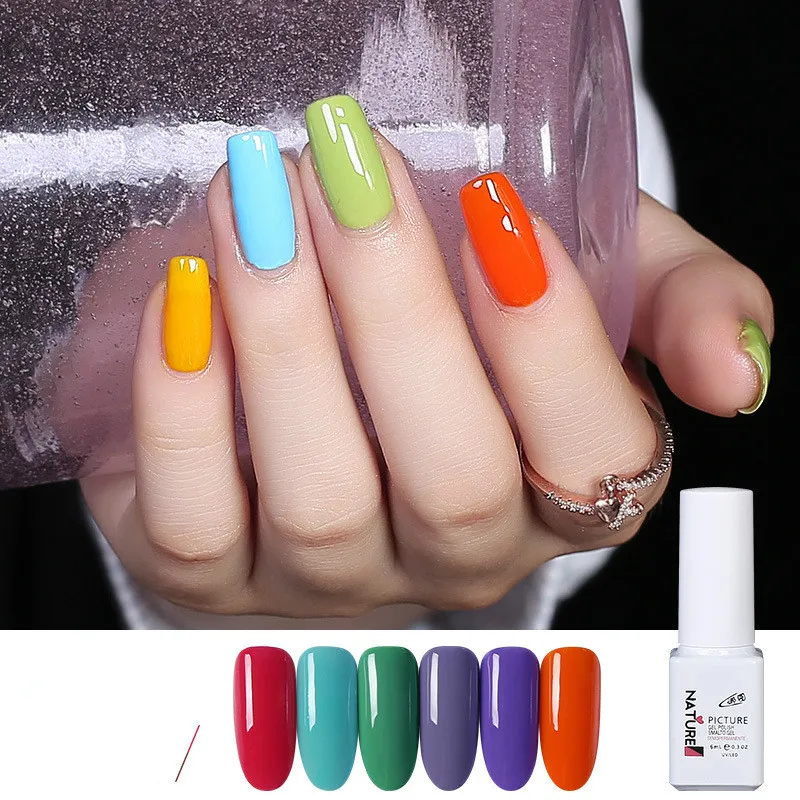 6 мл Гель-лак для рисования 160 разноцветный Гель-лак для ногтей лак для маникюра топ «сделай сам» базовый дизайн пальто праймер для ногтей номер цвета