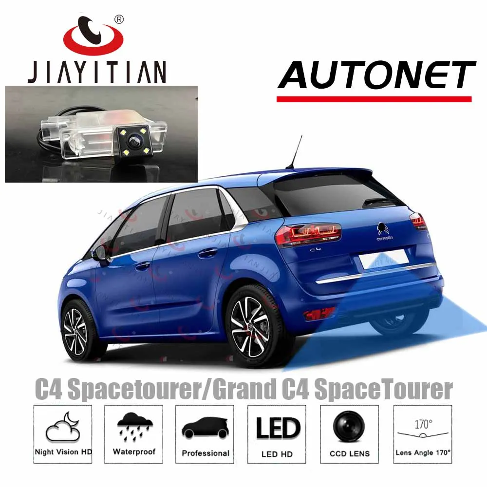 JiaYiTian для Citroen C4 Spacetourer/Grand C4 SpaceTourer 4led HD AHD CCD ночное видение камера заднего вида резервная камера парковочная камера