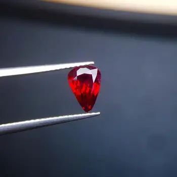

A227 Red Ruby 1.22ct Pear Natural No indication of Heat Unheat Ruby Loose Gemstones Loose Stones for Jewelry Bracelets Making