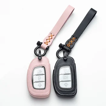 

For Hyundai Car Key Cover Case Holder For Hyundai V Elantra Tucson Mistra Verna Sonata IX25 IX35 I20 I30 I40 HB20 Accessories