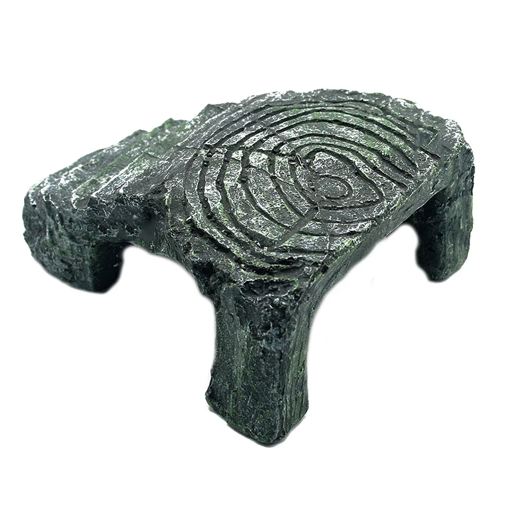 Остров офисный питомец декоративный аквариум для рыб черепаха-амфибия Водный дом рептилия платформа черепаха лестница вода скала греется подъем