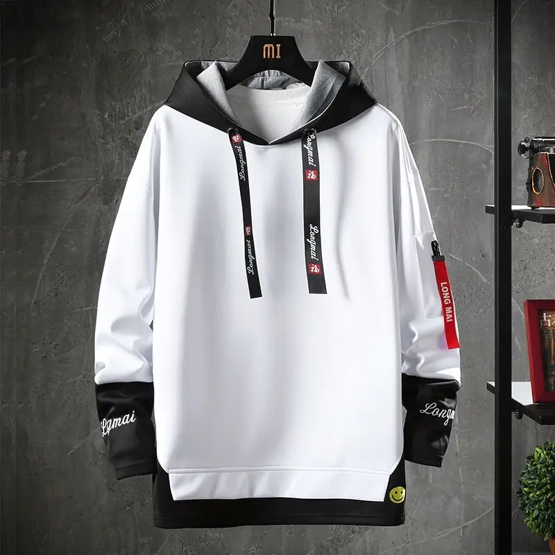 Sweatshirt Jacket Long Sleeve Sweater Spring Autumn Men's Hoodie Harajuku Fashion Korean Streetwear Sweatshirt Men Casual Men Clothing Trend Long Sleeve Hoodies