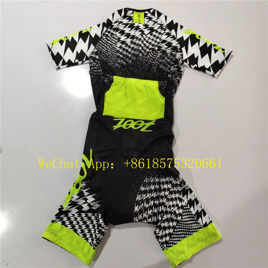 ZOOT одежда на заказ комплект для велосипеда желтый черный велокостюм триатлон ropa ciclismo кожный костюм спортивный костюм США