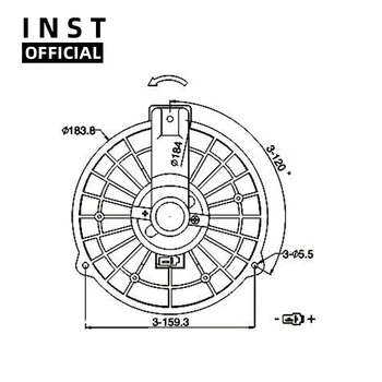 

Air Conditioning Fan AC A/C Blower Motor FOR ISUZU NEW D-MAX 2012 12V