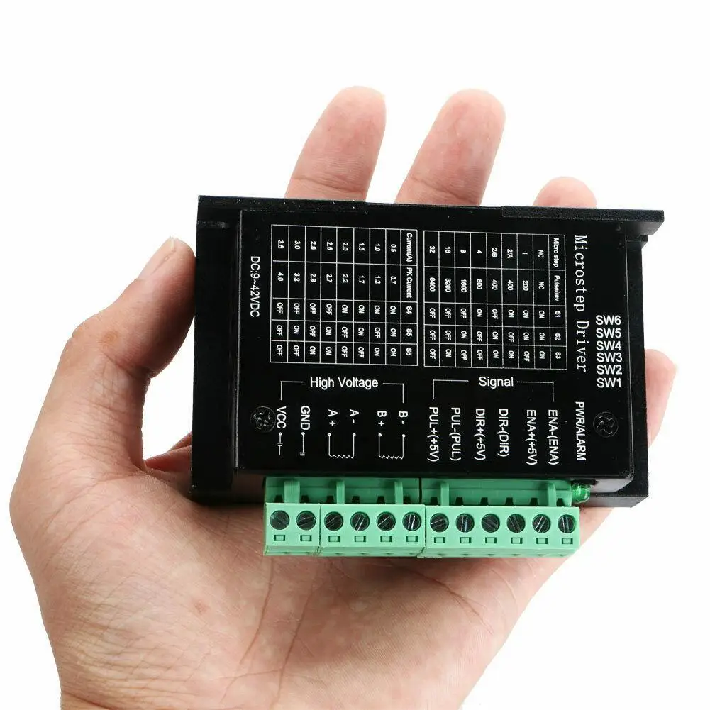 32 сегментов Гибридный привод контроллер 42/57/86 шаговый двигатель 4.0A 42V DC