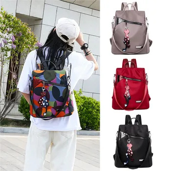 

Women Large Capacity Simple Stylish Waterproof Student Bag Backpack