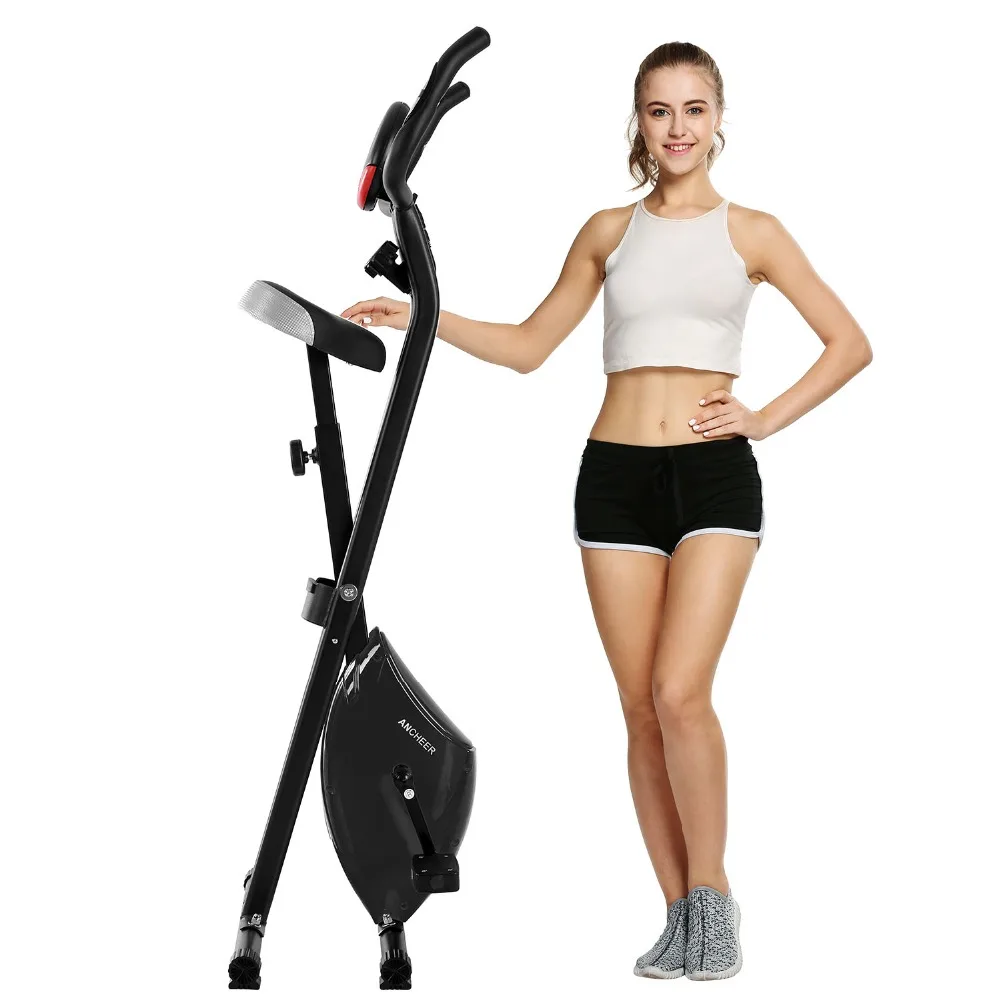 

Indoor Folding Magnetic Upright Exercise Bike with Pulse Home Gym Cycling Bike Bicicleta Estatica Fitness Equipment