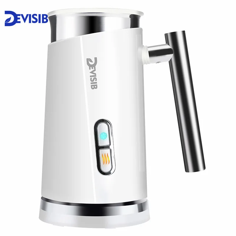 ^*Best Offers DEVISIB Automatic Milk Frother Milk Steamer Electric Cappuccino Hot /Cold Coffee Stainless Steel CE/GS 220V 3 Year Warranty
