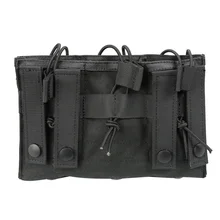 1000D быстро AK AR M4 FAMAS нейлоновый держатель журналов Военная Пейнтбольная техника Тактический тройной Открытый Топ подсумок для журналов