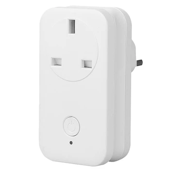 

Wifi Switch Ws2 Smart Socket For Alexa Google Home App Voice Remote Control Uk Plug