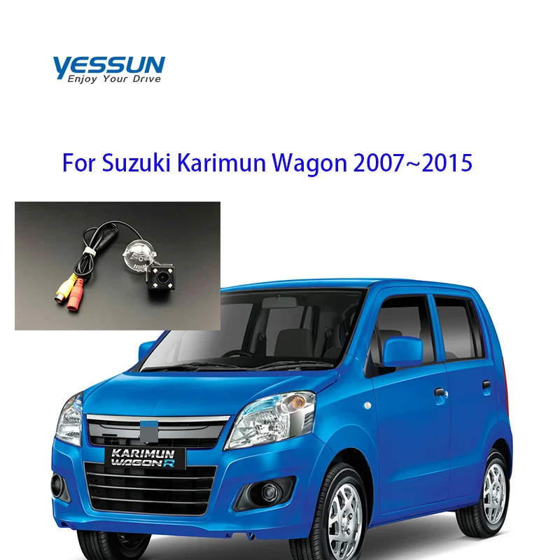 Yessun камера номерного знака для Suzuki Karimun Wagon R 2007~ Автомобильная камера заднего вида помощь при парковке