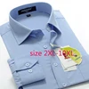 2022 New Arrival Fashion Men Grey Extra Large Loose Formal Casual Shirts Men Shirt Long Sleeve Plus Size 2X-5XL6XL7XL8XL9XL10XL ► Photo 3/5