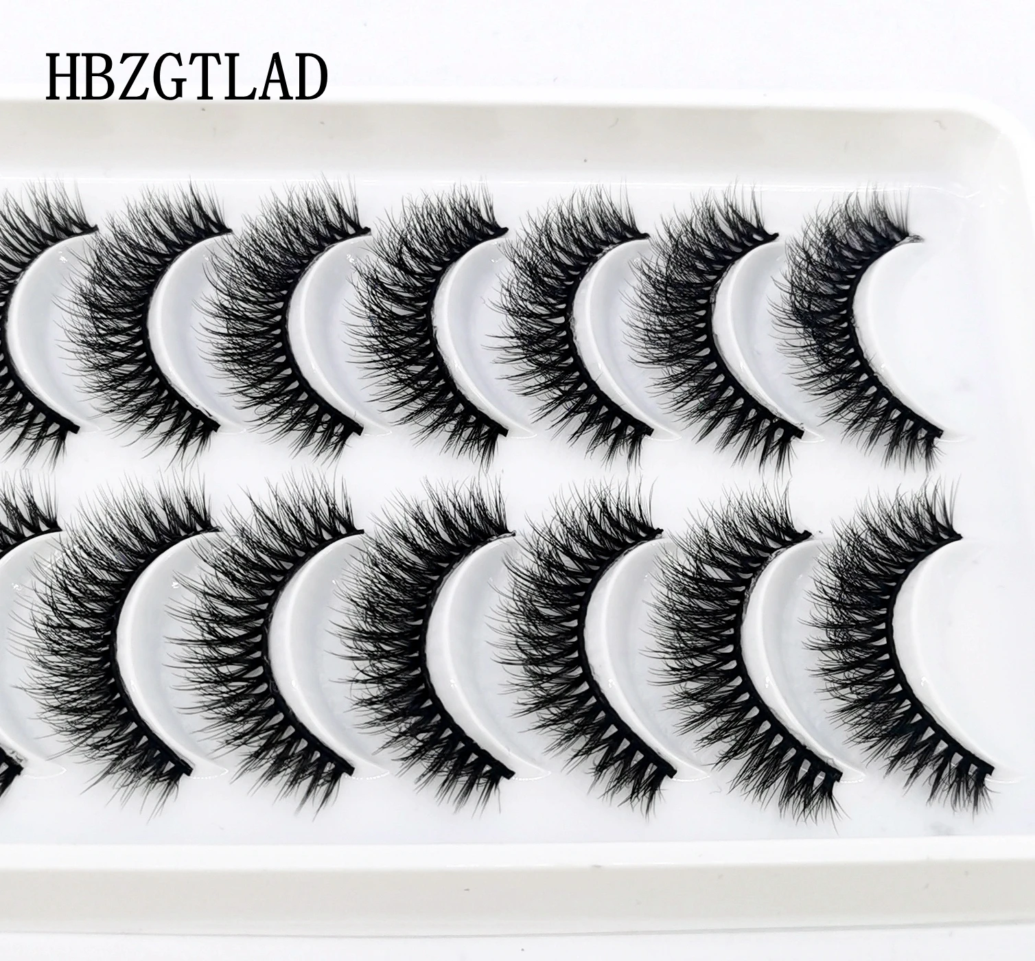 10 pairs Wispy Short Lashes 3d Mink Faux Lashes Natural Long Eyelashes Extension Make up Soft Fake Eyelashes eyelash extensions fake eyelashes eyelash extension eyelash extension lashes false eyelashes