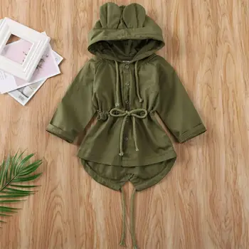 

Toddler Kids Baby Girls 3D Ear Hoodie Tops Coat Hooded Jacket Outwear Clothes