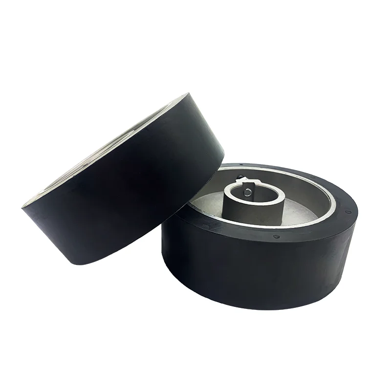 1PC 140x35x50mm 목공용 4면 대패 기계용 우수한 재질의 운반 고무 휠 공급 롤러