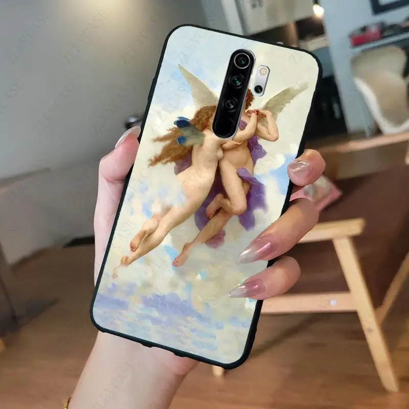 Art Painting The Birth Of Venus Phone Case for redmi note8pro note7 note5 note6pro 7 7A 8 8A Note8T Note9 note9s note9pro Cover xiaomi leather case handle Cases For Xiaomi