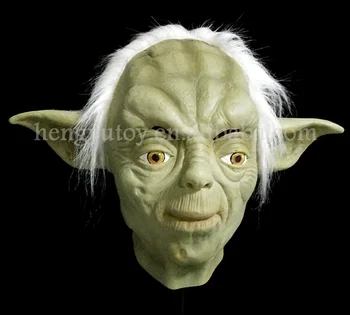 

Halloween Party Cosplay Mask Star Wars JedtI Yoda Mask Costume Star War Yoda Mask Jedi Halloween Master Animation Movie Mask Toy