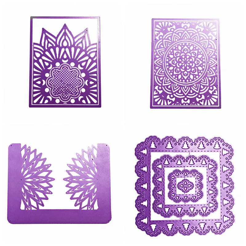 

Flower Frame Metal Cutting Dies Stencils For DIY Scrapbooking Decorative Embossing DIY Paper Cards 2019 New