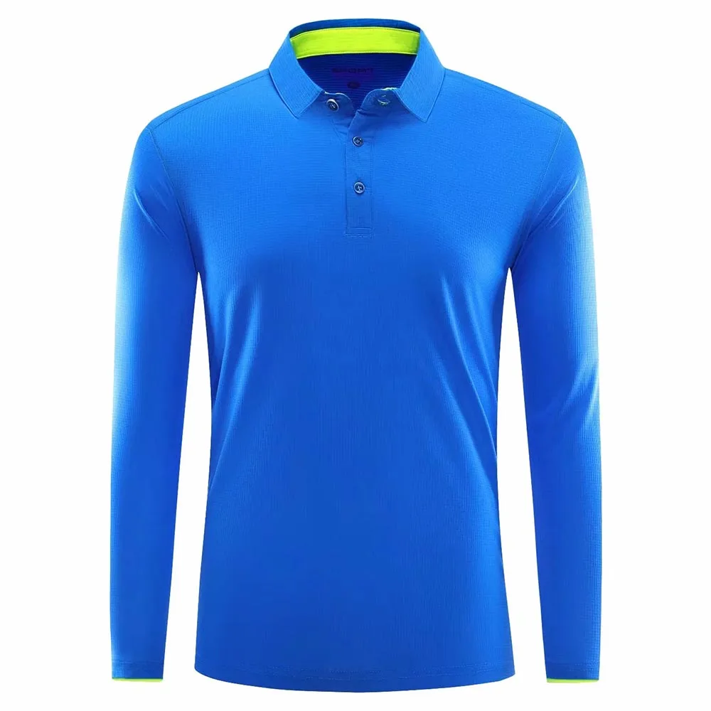 Fashion Long sleeve Running Men Quick Dry breathable T-Shirts Running Slim Fit Tops Tees Sport Fitness Gym golf Tennis T Shirts