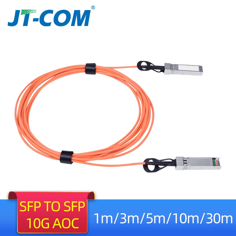 Cena 1 m 3 m 5 m 10 m 30 m SFP + 10Gb AOC SFP moduł 10G 30 metrowy aktywny kabel optyczny kompatybilny z Cisco przełącznik sieciowy darmowa wysyłka