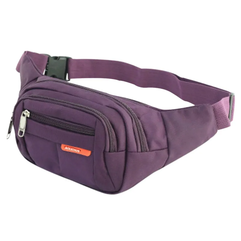 Puimentiua 6 Colors New Unisex Waist Pack Men Women Fanny Pack Bum Bag Travelling Phone Money Pouch Banana Bags Female Belt Bags