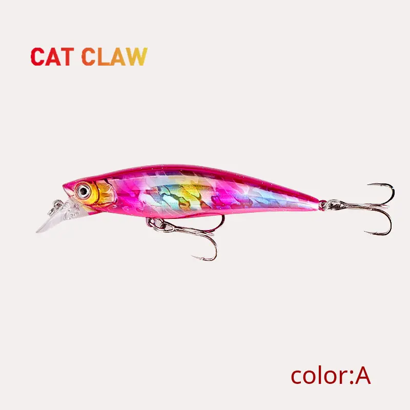 Cat Claw Lure Premium Series 303M Hard Minnow Fishing Lure Artist Minnow Freshwater Fishing Trout Lure Hard Bait 33g 100mm - Цвет: color C