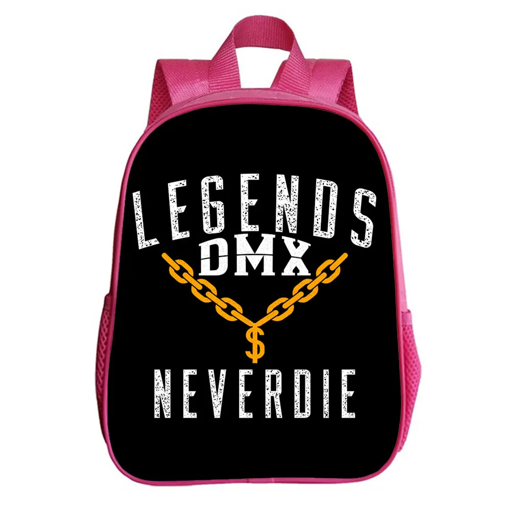 DMX Backpack Children Funny Cartoon Kindergarten Rucksack Baby Boys Anime Mini Knapsack Mochila 12 Inches