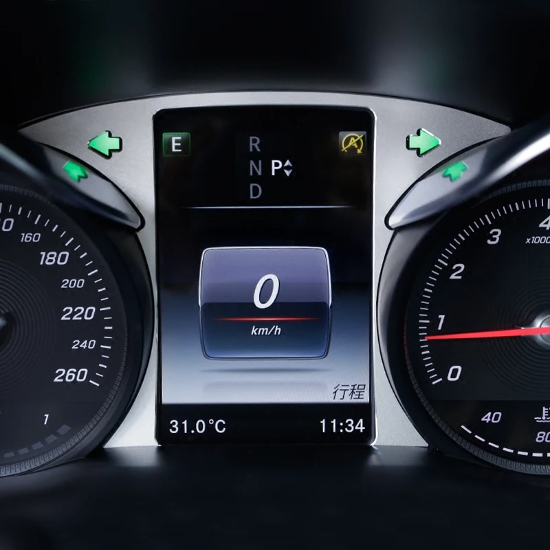 Car-Driving-Computer-Screen-Decorative-Panel-Trim-Aluminium-Alloy-Car-Styling-For-Mercedes-Benz-C-Class