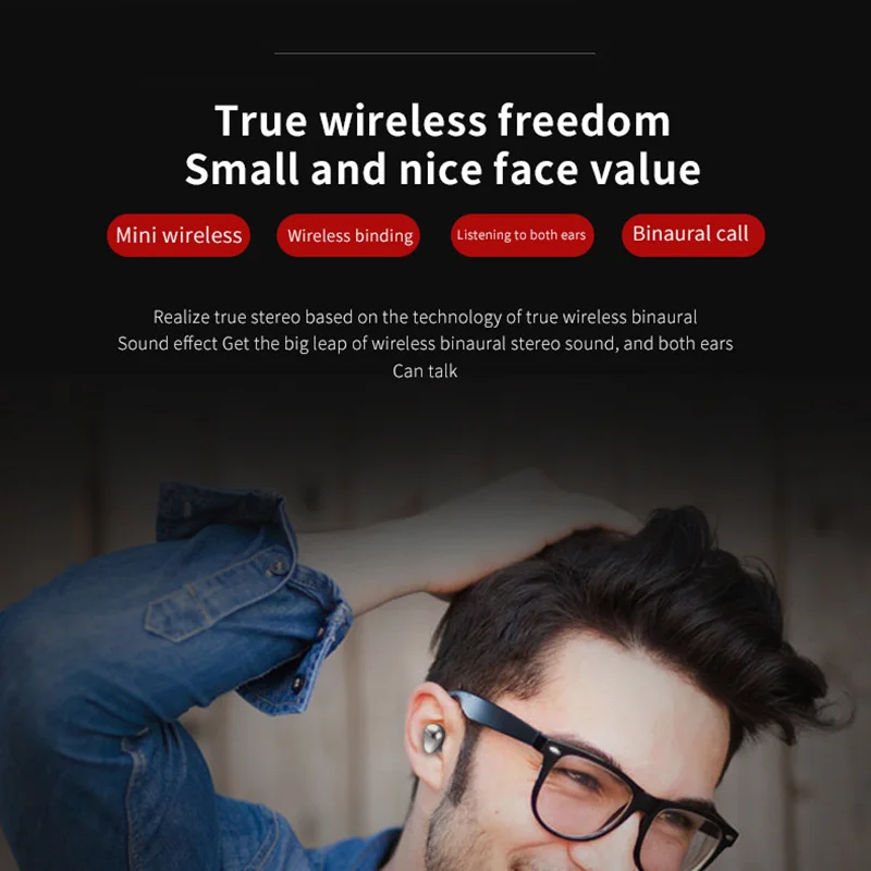 TWS True беспроводные наушники Bluetooth наушники мини TWS наушники головные уборы с 500 мАч банк питания для смартфона