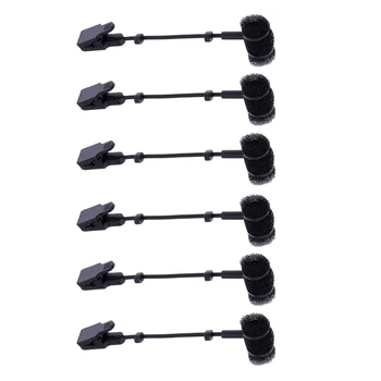 

6x Wireless Microphone MIC Clip Stand Holder For Saxophone Stage Performance