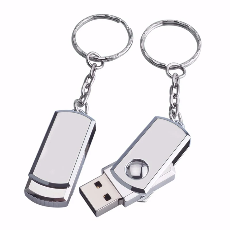 Нержавеющая сталь флеш-накопитель 1 ТБ USB флэш-накопитель 512 ГБ 256 128 Cle USB 2,0 Pendrive Memory Stick с цепочкой для ключей thumbdrive