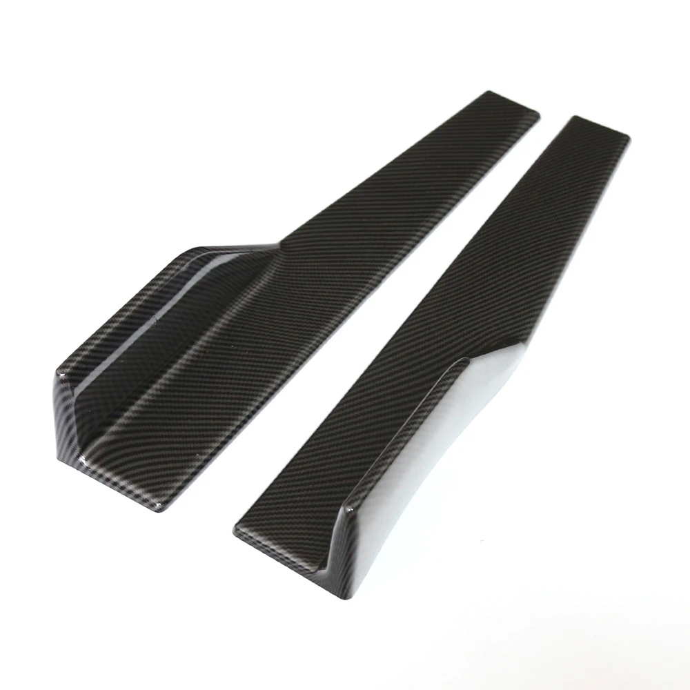 Тело автомобиля боковая юбка против царапин разветвители PP пластик Winglet диффузор с винтами набор 45 см