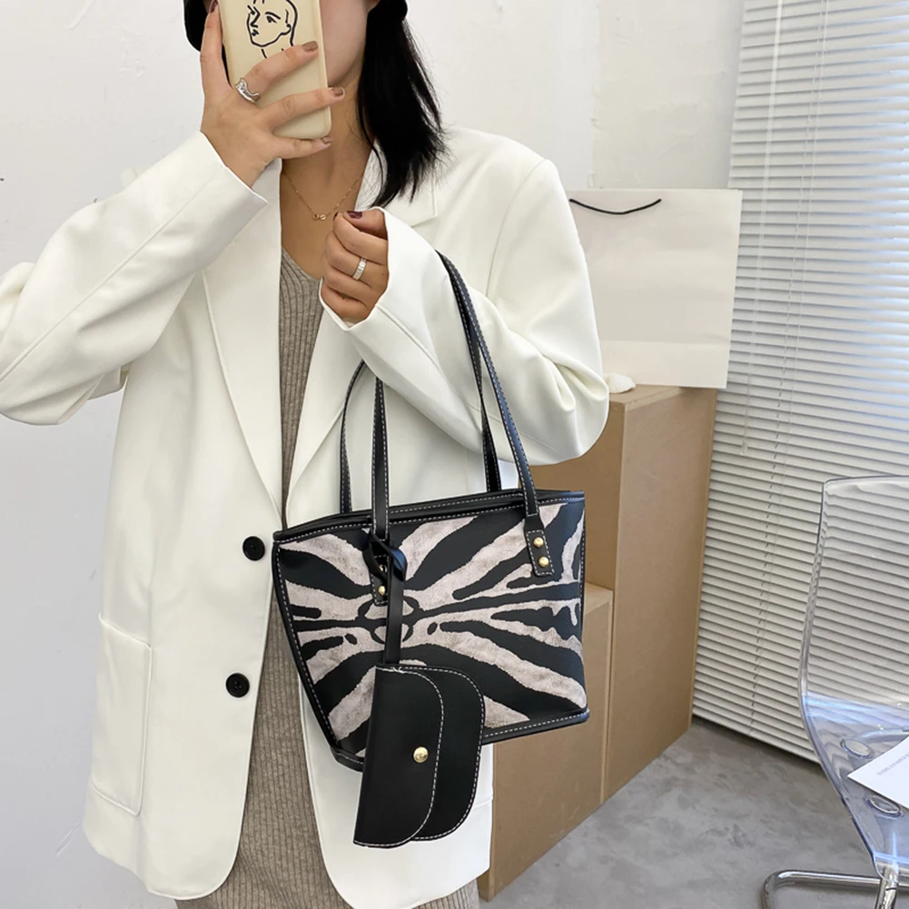 

Luxury Retro Animal Pattern Handbag Tote Women Clutch PU Ladies Big Capacity Shoulder Bags Fashion