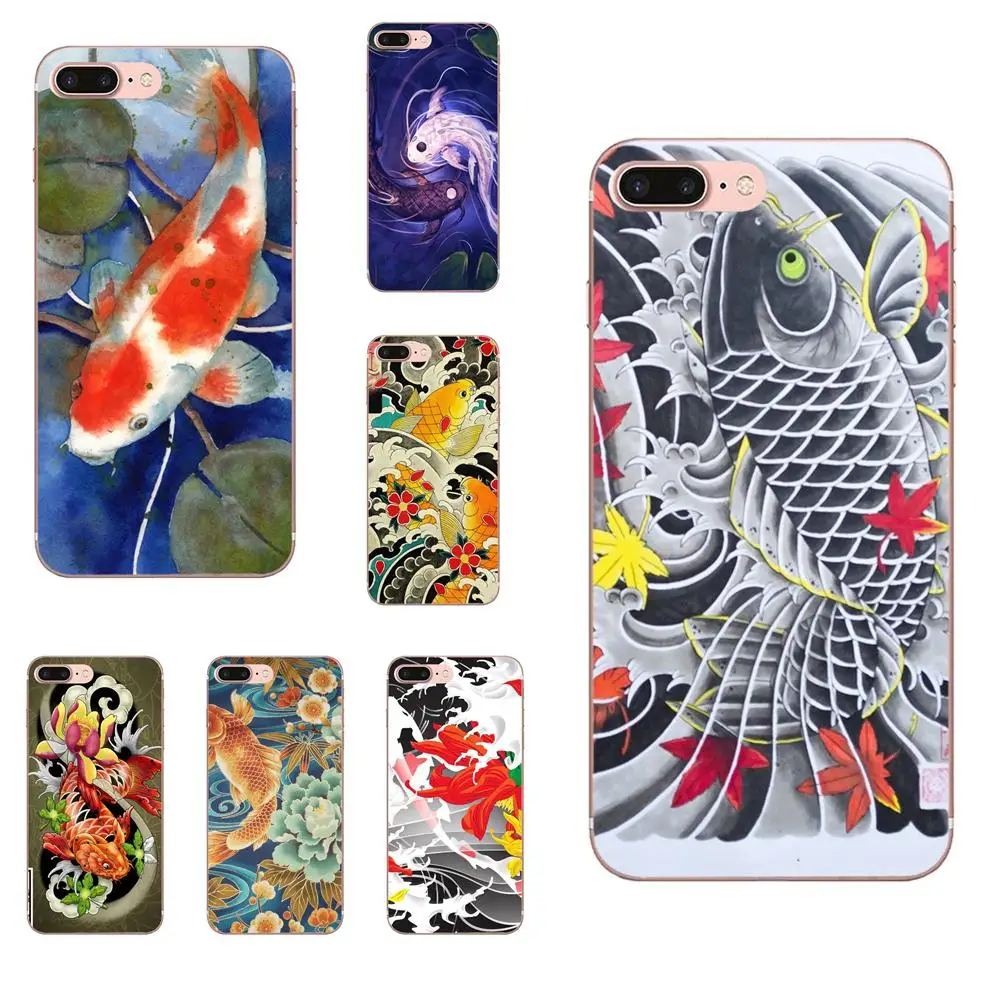 Japanese Japan Tattoo Koi Fish For Samsung Galaxy Note 8 9 10 Pro S4 S5 S6 S7 S8 S9 S10 S11 S11E S20 Edge Plus Ultra Cell Case | Мобильные