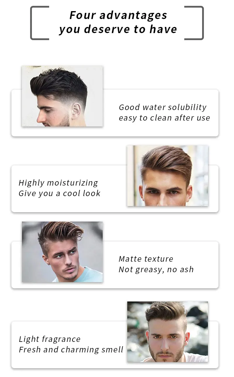 Sevich воск для волос сильный стиль Восстанавливающий помпон гель воск для волос для мужчин долговечный сухой стерео Тип s Тип масло воск для укладки волос