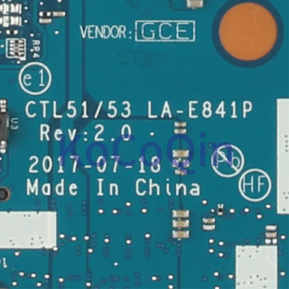 para hp Pavilion 15-bw 255 g6 Core Em900e Notebook Mainboard 924721601 Ctl51 53 La-e841p Ddr4 Laptop Motherboard - Imagem 2