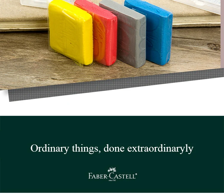 Faber-Castell 127220 резиновый мягкий ластик протирать пластичность разминаемая резина для художественного дизайна эскиз Пластилин канцелярские принадлежности