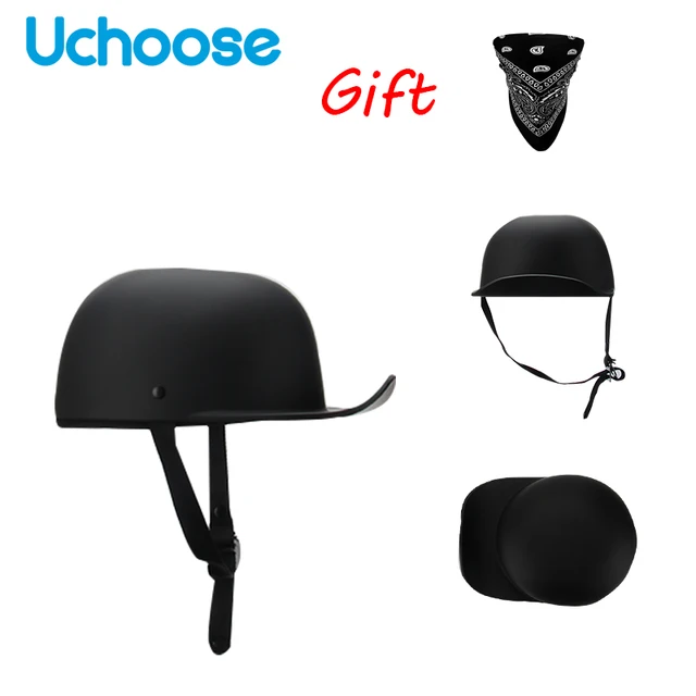 2021 Baseball Cap Helmet Motorcycle Vintage Retro Helmets Summer Open Face Scooter Cruiser Chopper Gangster DS Men Women Kid 1b