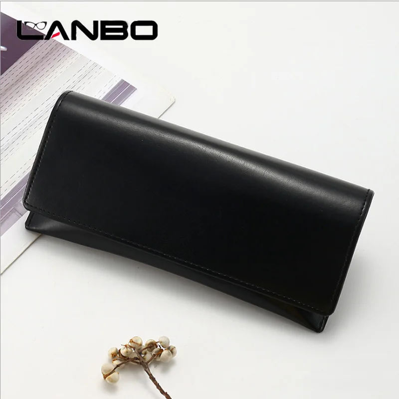 

Футляр для солнцезащитных очков LANBO, из искусственной кожи, мягкий, черный
