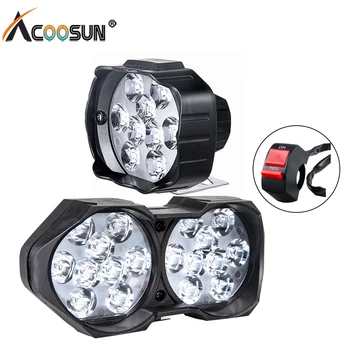 

Work Light Spotlight Car Headlight Motorcycle Headlamp Fog Lamp 12V 6500k Led Working Bulbs for Auto Motorbike ATV Boat Scooters