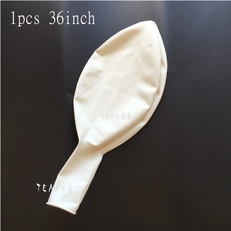 5/18/36 inch White Wedding Balloons Latex Round Mini Black White Balloon Arch Decoration Party Balloon Supplies Globos Backdrop - Цвет: 1pcs 36inch white