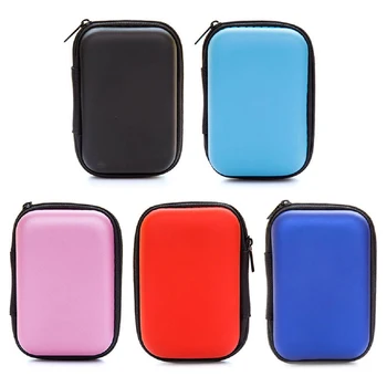 

Mini Colorful Portable Waterproof Anti-fall Earphone Storage Bag Mobile Phone Data Cable Charger Storage Box Easy To Carry